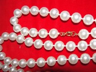 Jabberjewelry.com Vintage Long Faux Pearls Necklace