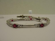 Jabberjewelry New Ruby Gemstone Bracelet