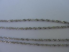 Silver Tiny Links Chain Necklace
