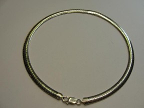 Jabberjewelry.com Large Silver Omega Necklace