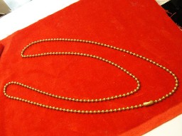Jabberjewelry.com Vintage Brass Bead Chain