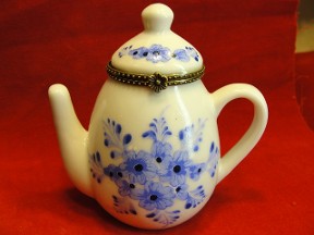 Jabberjewelry.com Tea pot trinket Box