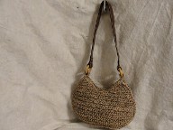 Cappelli Crochet Cross Body Pouch Bag Purse 